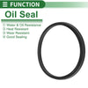 Make Model Oil Seal 98x108x6mm NBR Black 5 pcs