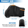 Harley Iron 883 Sportster Cruisers Black Motorcycle Cover Waterproof
