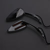 Harley Sportster XL Chrome Mirrors Pair with Indicators (2004-2023)