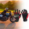 1 x Motorcycle Gloves Spring Summer Breathable Smartphone Touch M Red Nylon