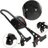 Harley Sportster XL883 XL1200 Black Passenger Backrest Sissy Bar Cushion Pad