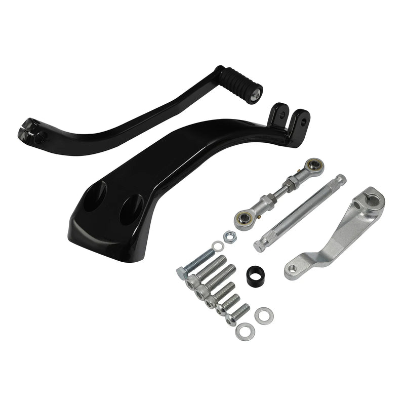Harley Fat Bob Sport Glide Black Mid Controls Shift Side Kit (2018-2025)