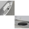 Ford F150 F250 Black Round Rear Bumper Tailgate Step Pad Cover (2017-2023)