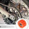 Motorcycle Orange 8mm Chain Guide Wheel Roller Tensioner