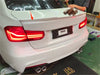 BMW 3 Series F30 Sedan M3 Style Unpainted Rear Trunk Spoiler (2012-2018)