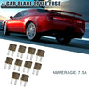 Car, Boat, Truck - Brown 10 x 7.5A Mini Blade Fuses