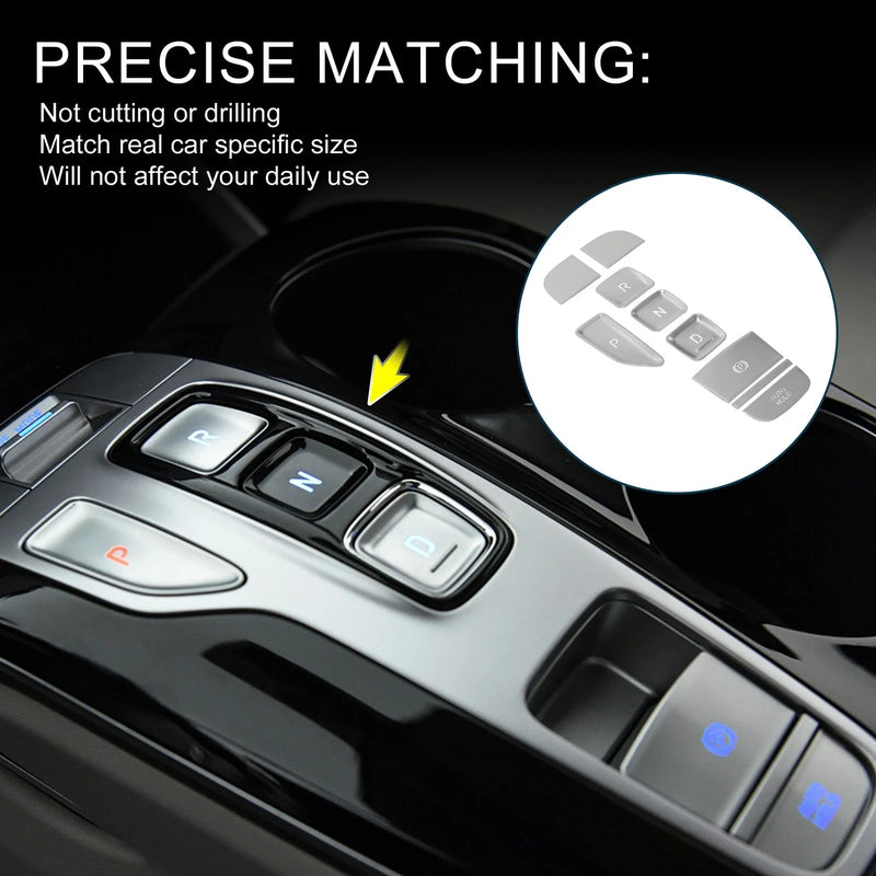 Hyundai Gear Shift Panel Button Handbrake Parking Brake Sticker (2015-2020)