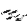 Kawasaki Z1000 Silver Extendable Brake Clutch Levers & Handlebar Grips
