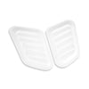 Make & Model White Vent Car Intake Scoop Air Flow Hood Decorative Cover