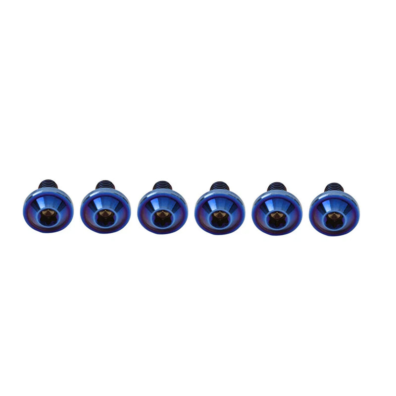 Bike Motorcycle 6 x M6x15mm Alloy Torx Head Screws
