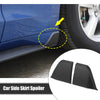Ford Mustang GT V6 2 x Car Side Skirt Spoiler Wings Splitter (2015-2019)