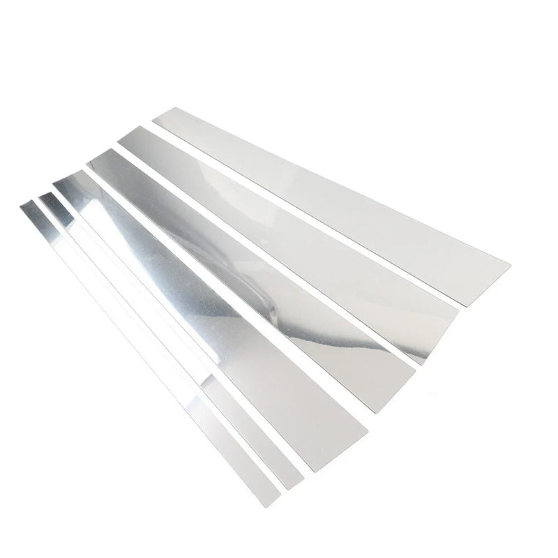 Ford Expedition Navigator 6 x Silver Center Pillar Posts Trim (1997-2016)