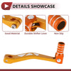 Yamaha TTR 50cc Gold Tone and Orange Folding Motorcycle Gear Shifter Lever