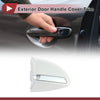 Toyota Corolla Pearl White Exterior Door Handle Cover Trim (2014-2018)