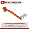 Honda CRF110F 2013-2018 Orange Silver Folding Motorcycle Gear Shifter Lever