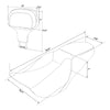 Harley Road Glide Driver Passenger Seat w/ Backrest Pad (2009-2023)
