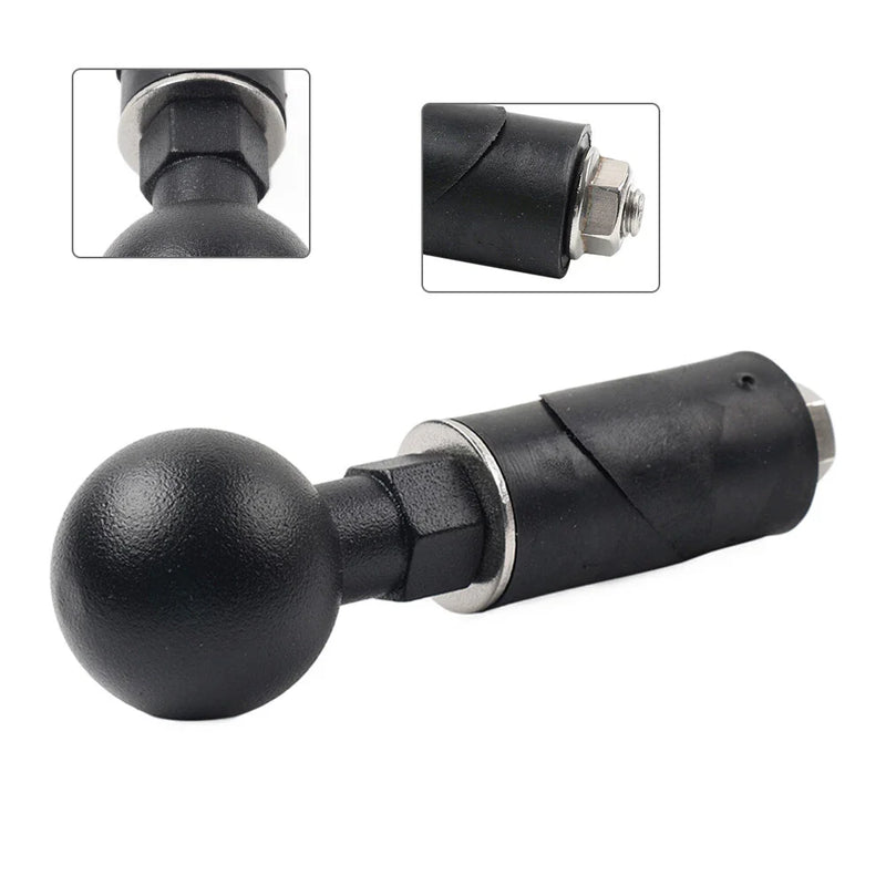 Universal Motorcycle GPS Phone Holder Bracket Clamp Stand - Black