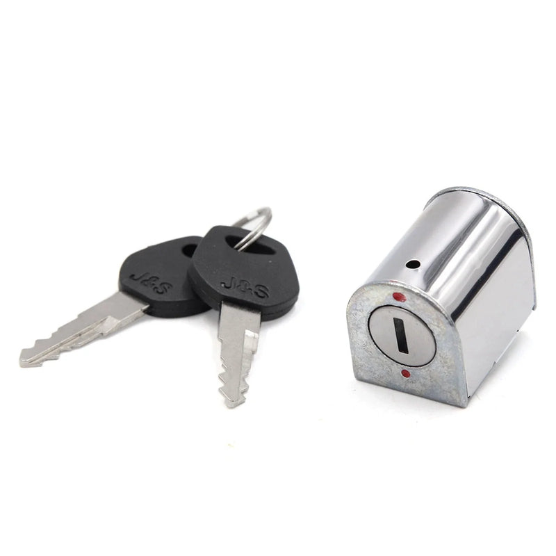 Honda CG125 Stainless Steel Motorcycle Steering Lock with 2 Keys (2000-2023)