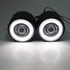 Harley Street Fighter White Twin Headlight Dual Lamp (2014-2023)