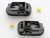 Ford Laser Tierra Courier Mazda 323 Bravo Inner Door Handle 2 x Grey (98-06)