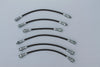 Nissan 280ZX Series II Braided Brake Hose Set (6) (1983-1984)