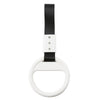 Train Bus PVC Plastic Black & White Round Ring Handle Strap