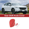 Honda HR-V 2023-2024 Red Faux Leather Car Gear Shift Knob Cover