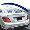 Mercedes Benz W204 C204 Capri Blue ABS Rear Boot Spoiler (2007-2014)