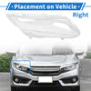 Honda Civic Car Front Right Headlight Lens Cover (2012-2015)