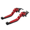 BMW S1000XR Red CNC Folding Extendable Brake Clutch Levers (2015-2021)