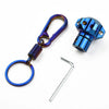 Vehicle Key Cover Shell + Key Ring Aluminum CNC Key Head