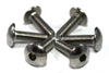 Yamaha R1 R6 10x Bulloni m6 x 20mm Pan Fungo Pulsante Testa Inox