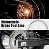 Motorcycle Braided 180cm 10mm Brake Clutch Oil Hoses Pipe