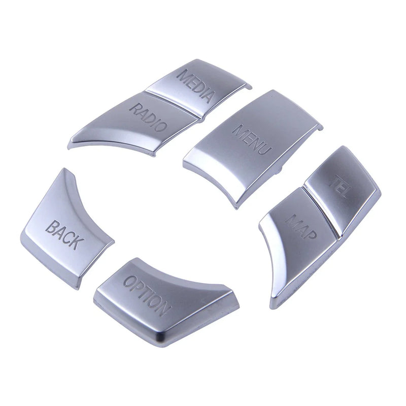 BMW 2 3 4 5 6 X5 X6 Series 5 x Multimedia Button Cover Trims (2014-2023)