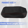 Honda Civic (2012-2015) Black / Red Microfiber Leather Armrest Cover Pad