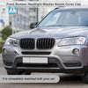 BMW X3 Grey Front Left Side Bumper Headlight Washer Nozzle Cover Cap