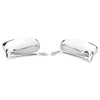 Make & Model 2 x 10mm Chrome Thread Oval Side Mirrors