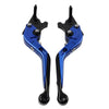 Suzuki GSXR600 GSXR750 CNC Blue Extendable Brake Clutch Levers (2004-2005)