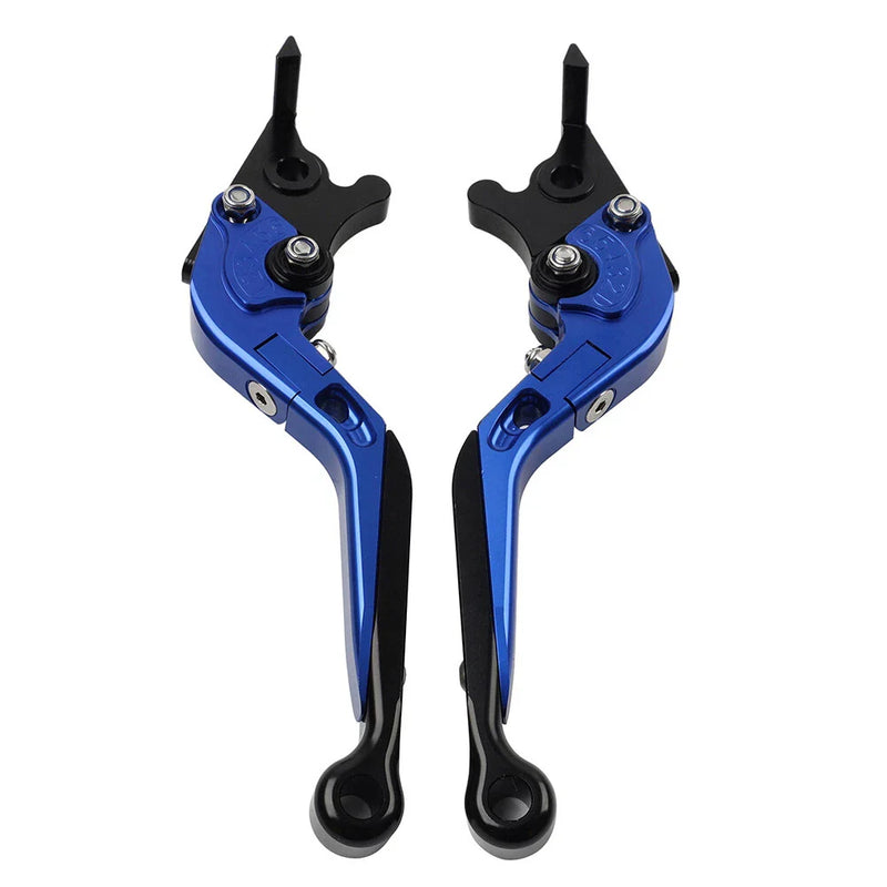 Suzuki GSXR600 GSXR750 CNC Blue Extendable Brake Clutch Levers (2004-2005)