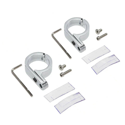 Harley 1 1/4" Chrome Universal Handlebar Mounts