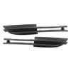 BMW 325i 323i 2001-2006 (1999-2006) Black Bumper Grille Set of 2