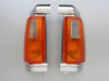 Nissan Navara D21 Chrome Corner Light Signal Indicators (1990-1992)