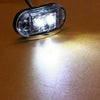 Car Truck 2 x Led Light Oval Clearance Trailer Side Marker Tail Lamp 12V-24V DC