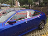 Honda Civic 10th Gen 4dr Sedan Full Window Center Pillar Trim (2016-2023)