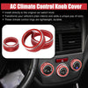 Subaru Forester, Impreza 3pcs AC Climate Control Knob Rings (2008-2023)