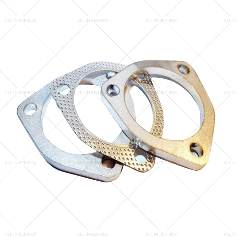 Universal 3" Exhaust Flange Plate Gasket 3 Bolt Stainless Steel