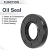 Oil Seal 28x56x10mm Rotary Shaft Seal TC Seal Ring Nitrile Rubber 5 Pcs