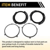 Jeep Wrangler 7 Inch Round Headlight Mounting Bracket Set (2007-2018)