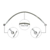 Motorcycle Universal 35cm Stainless Steel Clutch Hydraulic Oil Hose Line