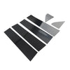 Chevrolet Silverado GMC Sierra 1500 Black Window Pillar Post Door Trim